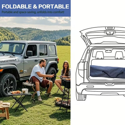59-Inch Wide Folding Bed with Carry Bag and Tool-Free Assembly for Bedroom detail image - detail view 22