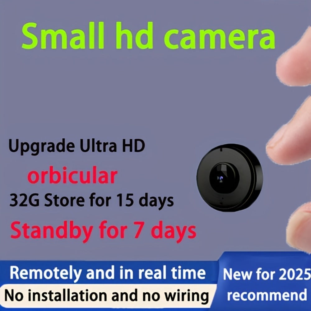 Security Camera Mini 1080P Pan-Tilt Model with Dual-Band WiFi, Infrared Night Vision and 7, 10 or 20-Day Standby Options
