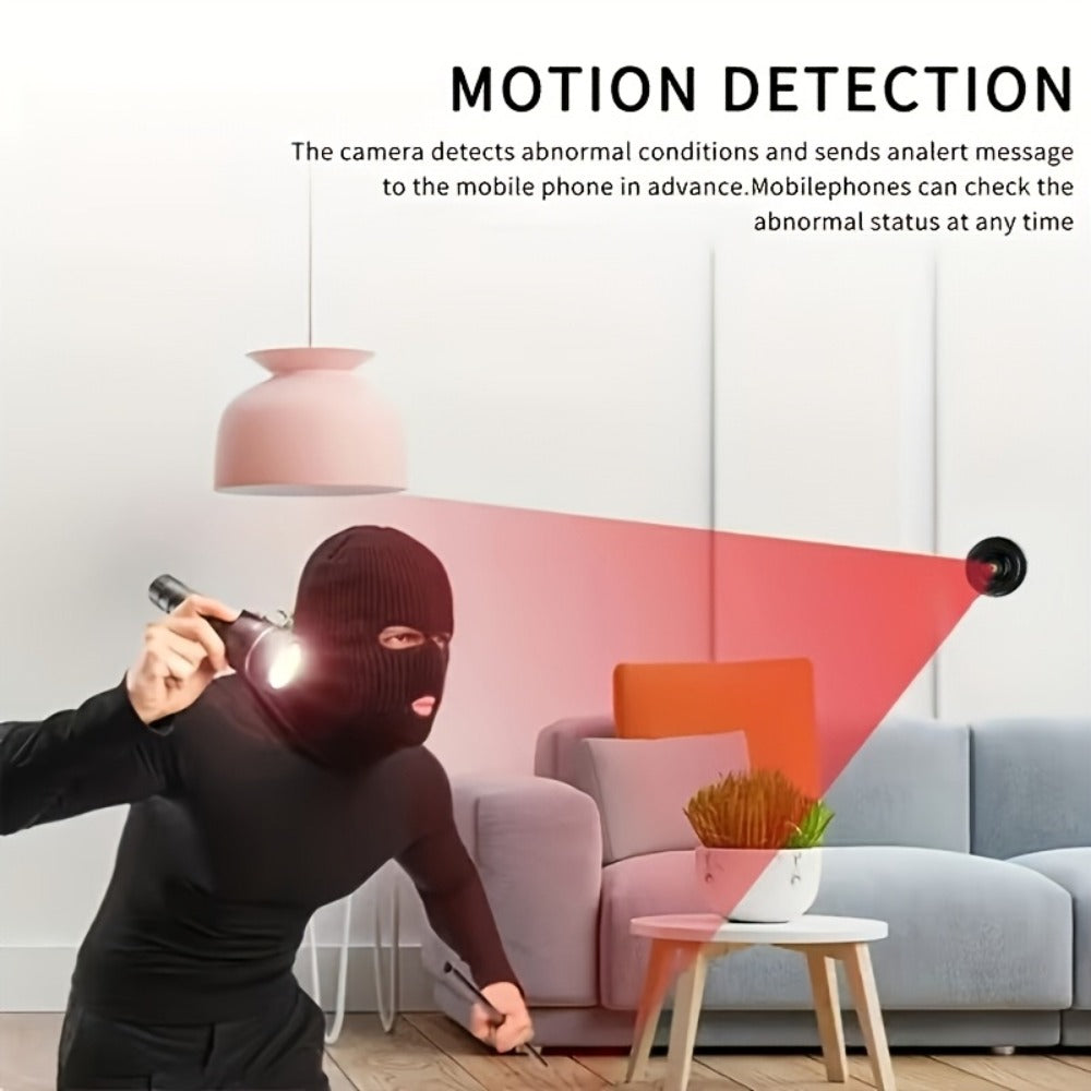 Indoor Security Camera 4-Pack with 1080P Video, 150° Adjustable Rotation, Night Vision and WiFi Connection