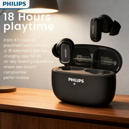 True Wireless Earbuds Philips TAT2569 In-Ear Set with Active Noise Reduction, Touch Controls and Three Color Options