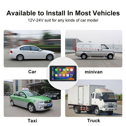 Portable Car GPS Navigation 8" - Wireless CarPlay & Android Auto, HD Touchscreen, Magnetic Mount, Mirror Link, FM Radio, AUX/USB/TF, Backup Camera Included