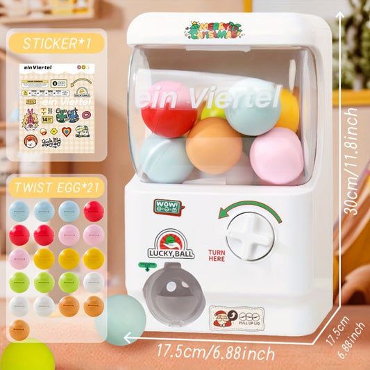 Gachapon Machine for Home – Mini Capsule Toy Vending Machine Novelty Gift for Kids Adults Couples Anniversary Birthday Party Christmas