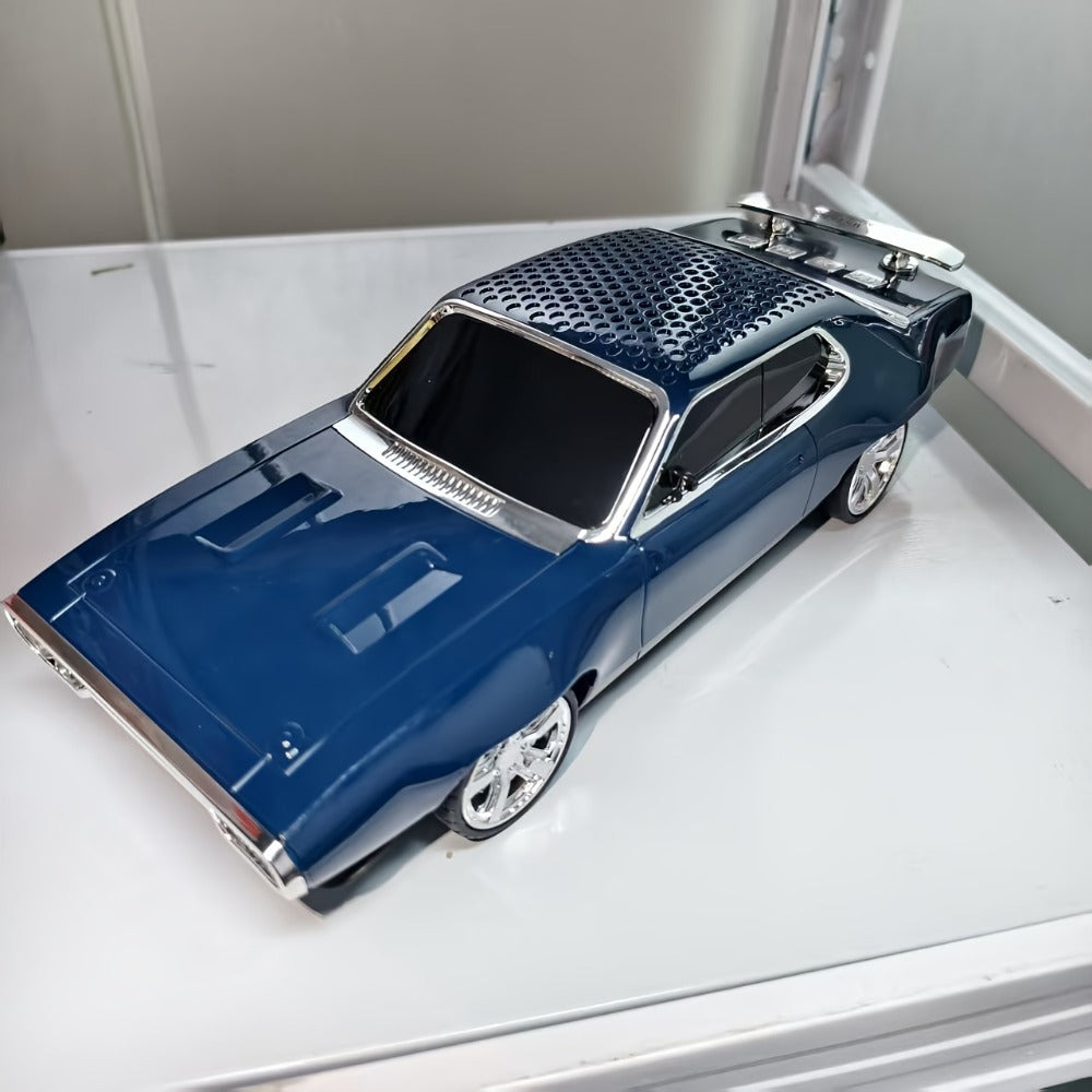 Portable Bluetooth Speaker Car-Shaped Model with TWS, USB, FM, TF, AUX and Seven Retained Color Packs