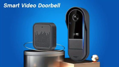 Video Doorbell Camera with Tuya App Marking, Night View, Two-Way Audio, Voice Changer and Single or Two-Pack Options