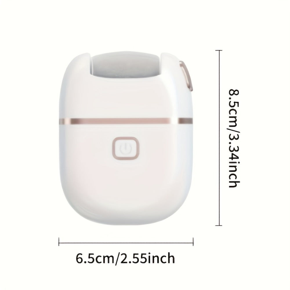 Rechargeable Electric Callus Remover with Three Replacement Heads, Two Speeds and USB Charging