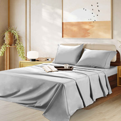 1000 Thread Count Egyptian Cotton Sheet Set with 16-Inch Deep Pocket in Twin, Full, Queen and King Sizes