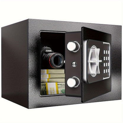 Fingerprint Safe Box with Password and Key Lock 0.3 0.8 1.13 1.71 Cu Ft Home Security Safe for Money Documents Passports Jewelry Bedroom Office Bedside Electronic Combination Lock Steel Safe