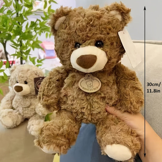 Plush Toy – Oversized-Style Teddy Bear in Beige or Brown with Classic Seated Bear Details and Gifting