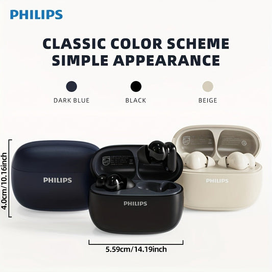 Wireless Earbuds Philips TAT2569 with Active Noise Reduction, Dual Mics and 18-Hour Playtime