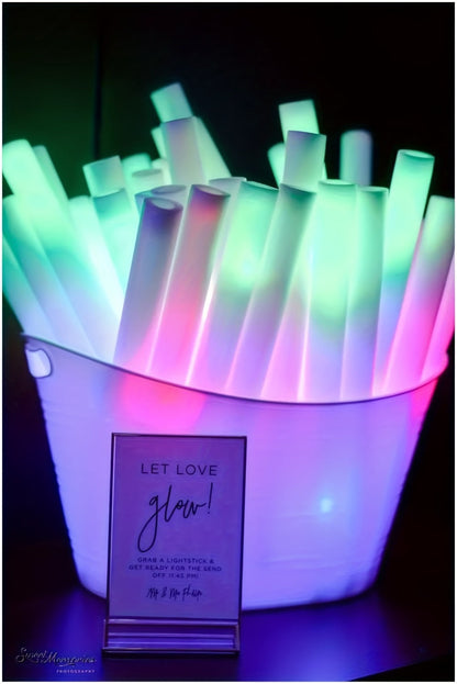 LED Glow Sticks for Party Decorations, Multi-Color Flashing Foam Sticks for Christmas, Weddings, Birthday, Festival, New Year & Halloween Parties (30/67/100/200PCS)