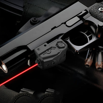 Pistol Laser Sight Ultra Compact Red Green Purple Laser for Guns with Type-C Charging – Universal 20mm Picatinny Rail Mount, Ambidextrous ON/OFF Switch, Left & Right Hand Compatible