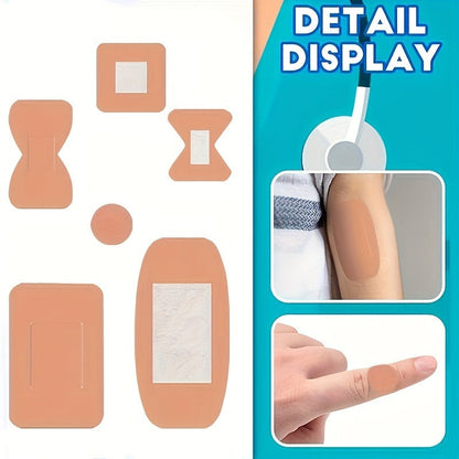 360-Piece Assorted Adhesive Bandage Set with Regular, Fingertip and Knuckle Shapes in 8 or 12 Styles