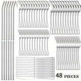 48 PCS Silvery