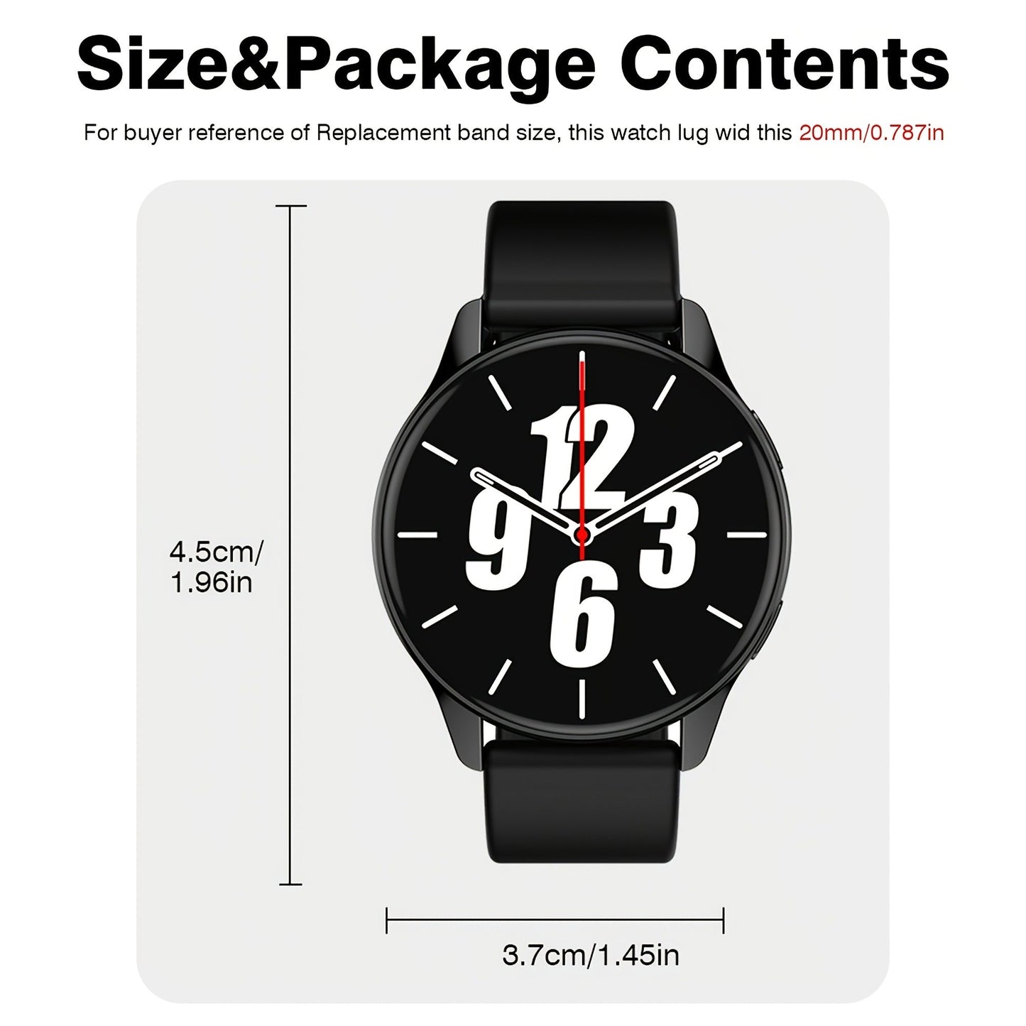Smartwatch – Sports 1.52" Full Touch Screen, Call & Activity Tracker, Source-Listed Color Options & Everyday Wear Design