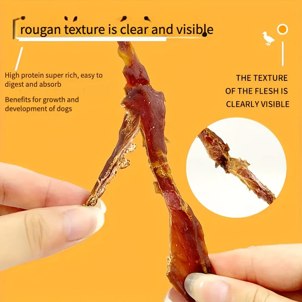 Dog Treats Chicken and Duck Jerky Chews in 200g or 400g Package Options for Reward Use for Dog Reward Use