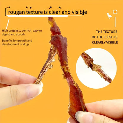 Dog Treats Chicken and Duck Jerky Chews in 200g or 400g Package Options for Reward Use for Dog Reward Use