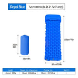 Blue single sleeping pad