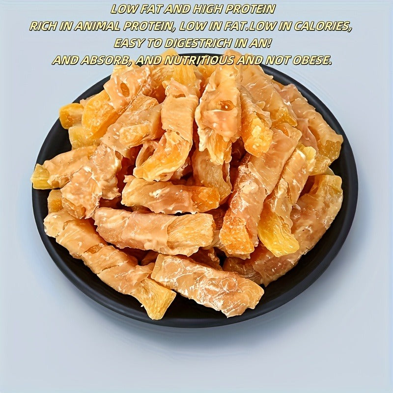 Dog Treats Chicken or Duck Wrapped Sweet Potato Pieces in 150g, 200g and Two-Pack Options for Dog Reward Use