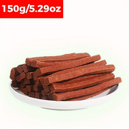 Dog Treats Beef Tendon Strips, Beef Cubes and Egg Yolk Bites in Seven 150g Variety Options