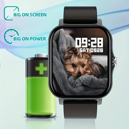 Smartwatch – Bluetooth Calling with 1.83" Full Touch Screen, Multiple Sport Modes, Music Control & Sedentary Reminder – Fitness Tracker…