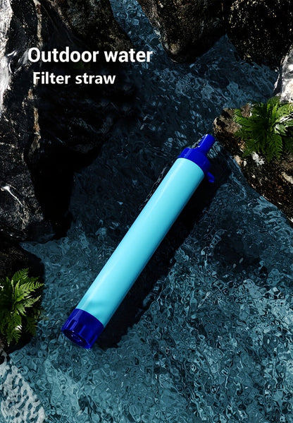 Portable Water Filter Straw for Outdoor Survival – Lightweight ABS Filtration Bottle for Hiking, Camping, Trekking & Emergency Use, Filters Springs, Streams, Lakes & Tap Water – 2 or 4 Pack