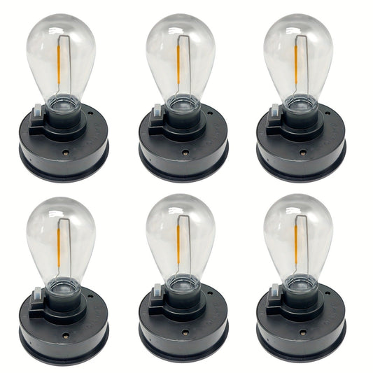 Solar Lantern Replacement Bulb IP65 Waterproof – Outdoor Solar Light Accessory, Top Bulb Replacement Kit | 2, 6 or 12 Pack