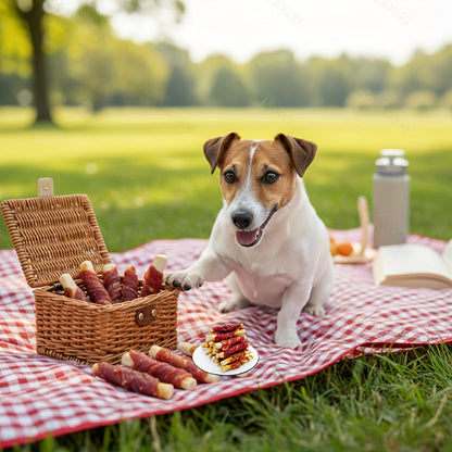 Dog Treats Chicken or Duck Sticks with Sweet Potato or Milk in 200g and 400g Pack Options for Dog Reward Use