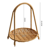 Light Coffee Color Round Single Layer