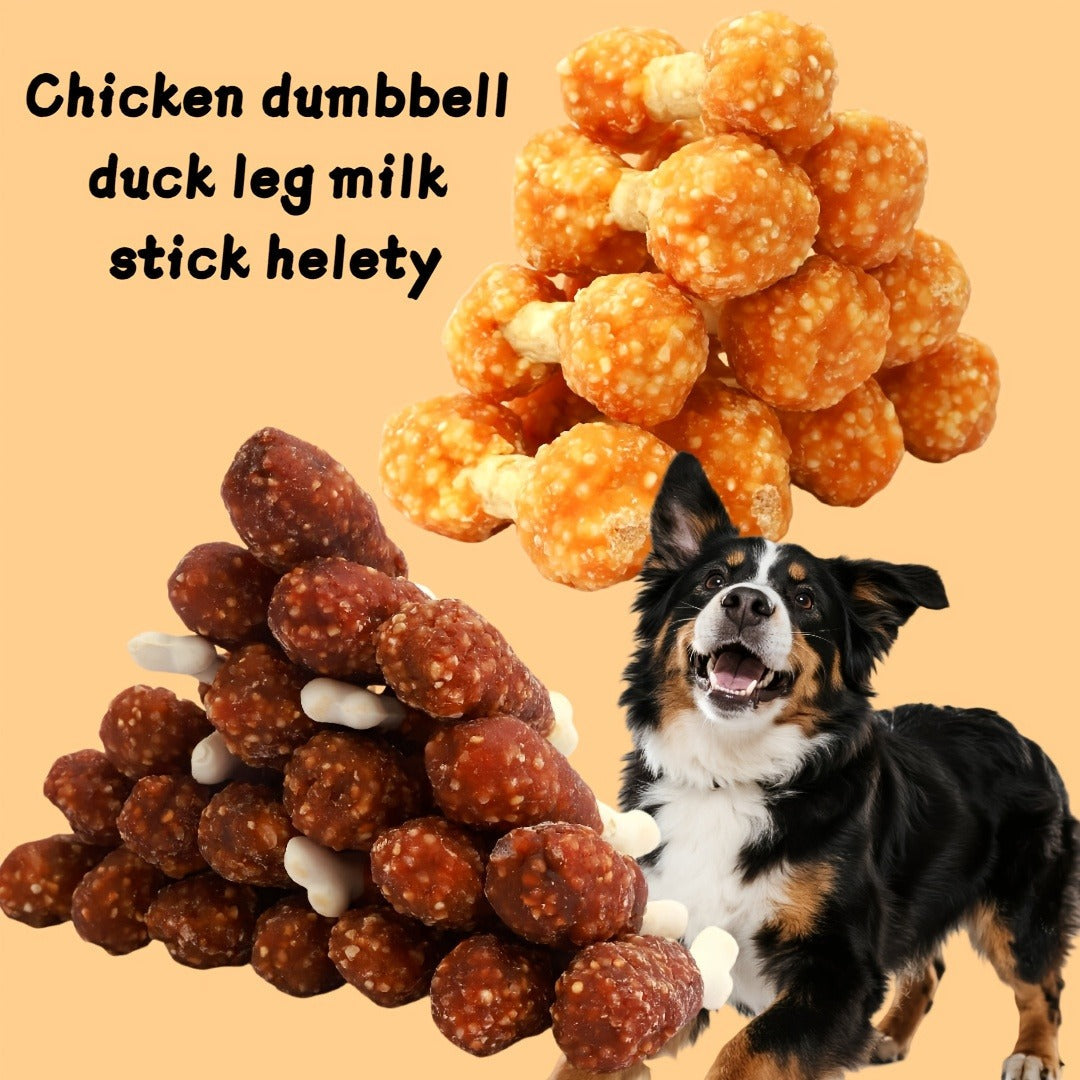 Dog Treats Duck, Chicken, Milk Stick and Sweet Potato Assortment with Combination and Gift Box Options