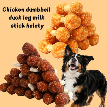 Dog Treats Duck, Chicken, Milk Stick and Sweet Potato Assortment with Combination and Gift Box Options