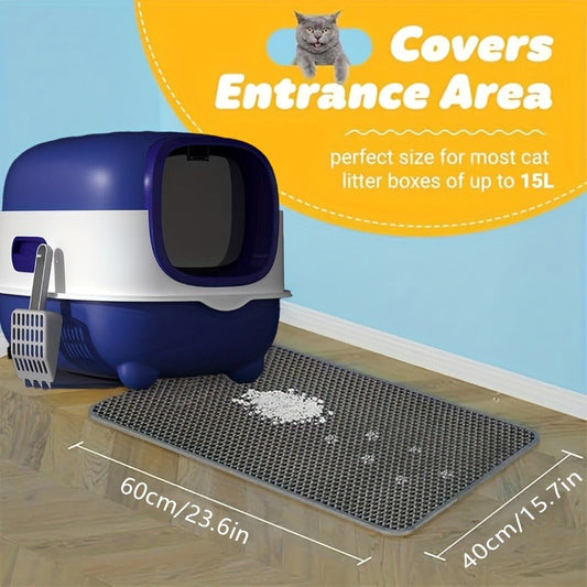 Enclosed Cat Litter Box with Odor Control - Foldable Top Entry Design, Splash-Proof Walls, Compact Size for Small Spaces, Suitable for Kittens and Adult Cats