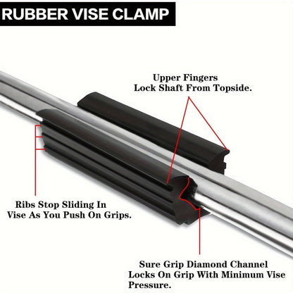 Golf Club Regripping Kit – Hook Blade, 15 Grip Tape Strips, 5oz Citrus Grip Solvent & Rubber Vise Clamp | Professional Golf Grip Replacement Tool Set
