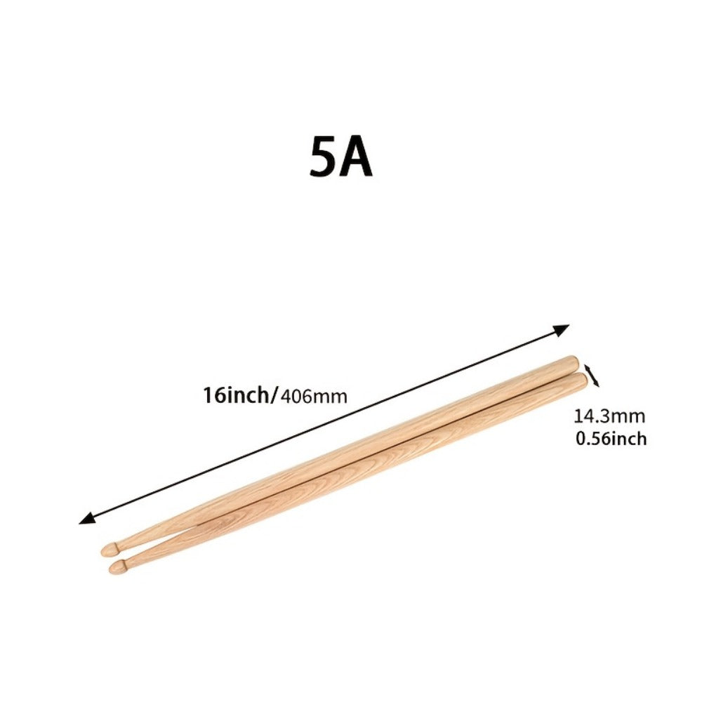 5A Wooden Drumsticks, 4 or 10 Pairs for Practice and Performance detail image - detail view 8