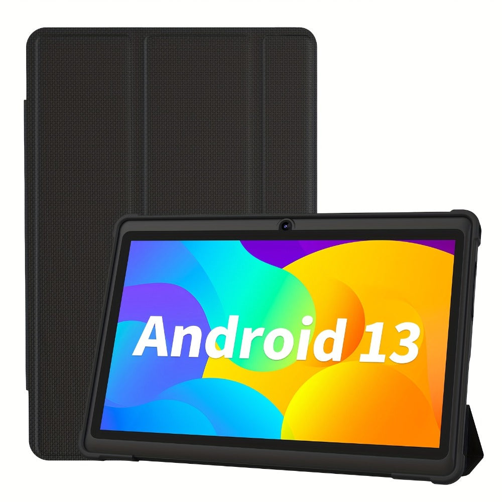 Android Tablet 7-Inch with Android 13, 3500mAh Battery, 32GB Internal Storage and Protective Case