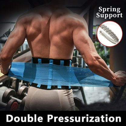Adjustable Weightlifting Support Belt with Breathable Polyester and S, M or L Size Options
