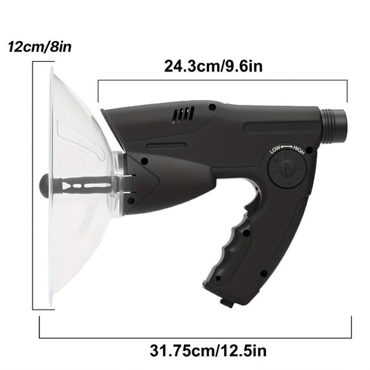 Bionic Ear Monocular Bird Listening Device 8x Magnification, ProSound Digital Sound Amplifier, Long Range 1200M, Noise Cancellation, for Bird Watching Hunting Nature Observation, Halloween Christmas Gift
