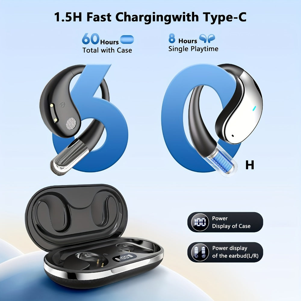 Triple Mode AI Translation Earphones 156 Languages & Accents Real-Time Wireless – 2026 Upgraded Travel Business Study Translator Device Compatible with iOS Android