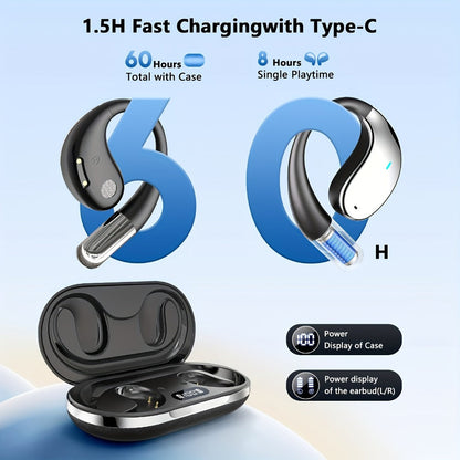 Triple Mode AI Translation Earphones 156 Languages & Accents Real-Time Wireless – 2026 Upgraded Travel Business Study Translator Device Compatible with iOS Android