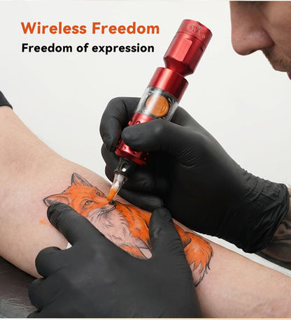WX-6 Rechargeable Tattoo Power Supply with LED Display and Four RCA or DC Color Configurations