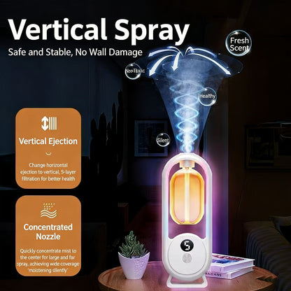 USB Essential Oil Diffuser with Five-Level Display, Multicolor Light and One-, Three- or Five-Bottle Bundles