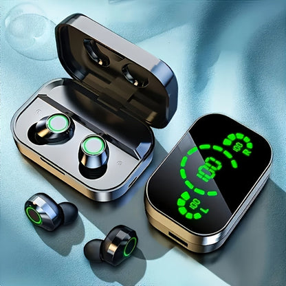 Wireless Earbuds YD03 with Digital Battery Display, IPX4, Touch Control and Type-C Charging