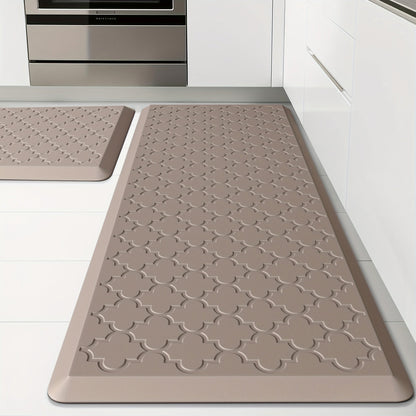 Kitchen Mat Set, 2-Piece Cushioned Standing Mats in Four Colors with 17.3x29 and 17.3x47 or 17.3x59-Inch Pairings