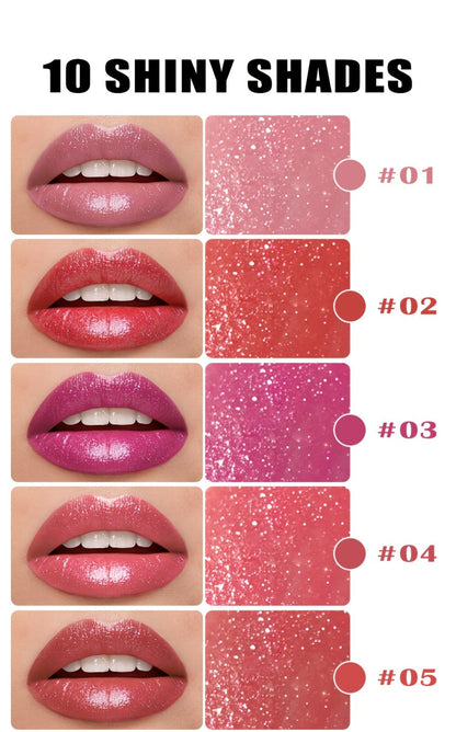 Angled Tip Lipstick Set 5 Shades — Diagonal Precision Lip Makeup, Long-Lasting Highly Pigmented Smooth Formula, Multi-Color Beauty Gift for Women Beginners & All Occasions