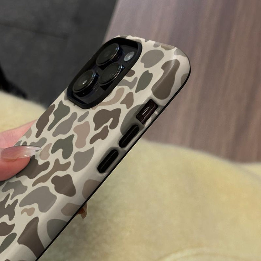 Military Camo Phone Case Heavy Duty Shockproof Dual Layer Rugged Cover Reinforced Edges Drop Protection Bumper for iPhone 17 16 15 14 13 12 11 Pro Plus Air XS Max 7 8 Galaxy S25