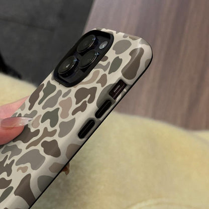 Military Camo Phone Case Heavy Duty Shockproof Dual Layer Rugged Cover Reinforced Edges Drop Protection Bumper for iPhone 17 16 15 14 13 12 11 Pro Plus Air XS Max 7 8 Galaxy S25
