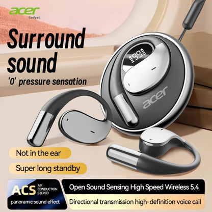 Acer TWS Wireless Earbuds Hook Design Low Latency Gaming 2025 New for Bedside Audio, Alarms and Room Entertainment