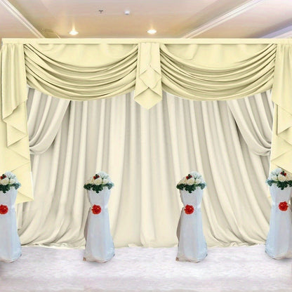 Pipe and Drape Backdrop Stand 10x20ft Heavy Duty Stainless Steel Portable Wedding Party Photography Background Support System with Base Kit for Stage Events Trade Show Display