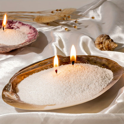18oz Pearled Candle Kit with Hammered Glass Cup, 30 Separate Wicks and Five Scent Selections