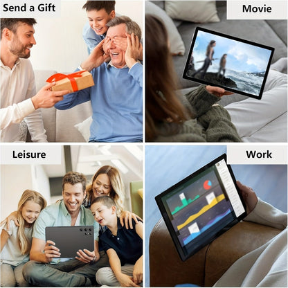 11-Inch Android 15 Tablet Bundle with 12GB Memory, 128GB Storage, Keyboard Case, Stylus and Mouse
