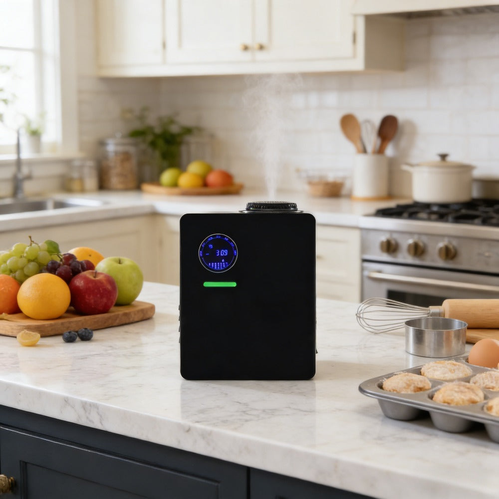 Waterless Cold Air Scent Diffuser with App Control & Programmable Timer, Heatless Essential Oil Diffuser